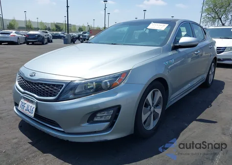 2014 Kia Optima Hybrid Ex z USA, uszkodzony, nr VIN KNAGN4ADXE5065826